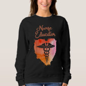 Sweatshirt Nurse Educator  Nurses Nursing Graduation Caduceus (Devant)