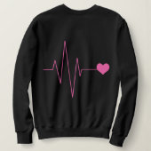 Sweatshirt nurse funny quotes (Design dos)