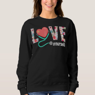 Sweatshirt Nurse Life Nursing Clinique Rn Lpn Nurse Week 2022