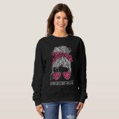 Sweatshirt Nurse Night Shift Pink Leopard Nursing Appreciatio (Devant entier)