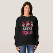 Sweatshirt Nurse Valentines Day Valentine ER ICU NICU RN Nurs (Devant entier)