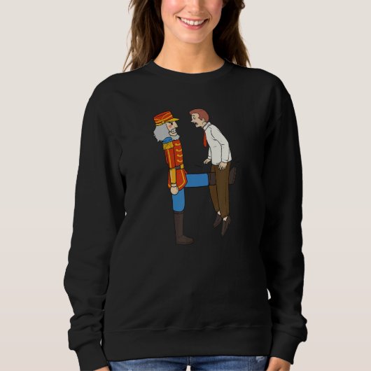 Sweatshirt Nutcracker Ballet Nut Crackin' Dance Christmas  Xm (Devant)