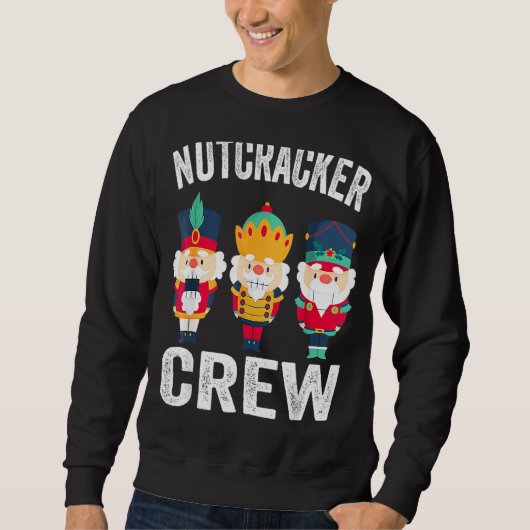 Sweatshirt Nutcracker Crew Noël Nutcracker Kids Funny Xm (Devant)