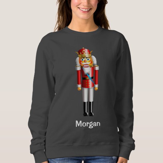 Sweatshirt Nutcracker King personnalisé (Devant)