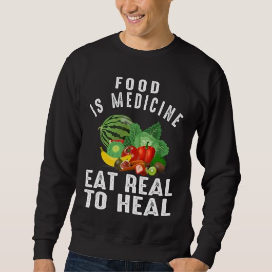 SWEATSHIRT NUTRITIONNISTE DIÉTICIEN NATUROPATH ALIMENTATION E (Devant)
