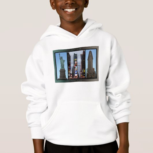 Sweatshirt NYC de New York Souvenir Kid capoté Swe (Devant)