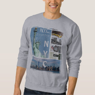 Sweatshirt Nyc Ny New York City Statue de la Liberté Manhatta
