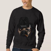 Sweatshirt Obey the carlin chien Carlin mafia T-shirt classiq (Devant)