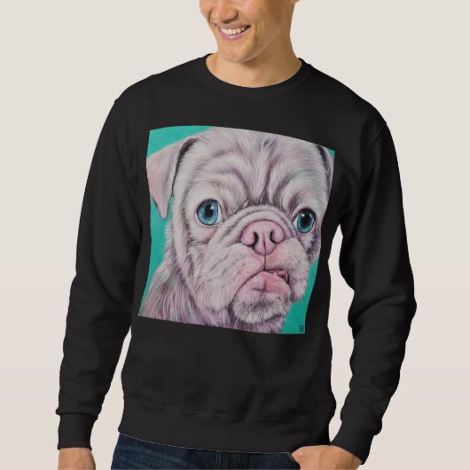 Sweatshirt Obie le carlin (Devant)
