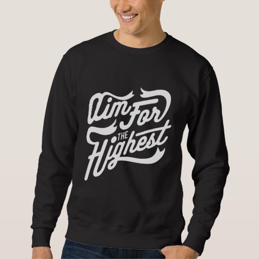 Sweatshirt Objectif Pour La Motivation La Plus Haute (Devant)