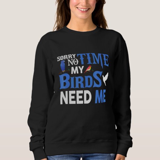 Sweatshirt Observation des oiseaux et oiseaux de compagnie (Devant)