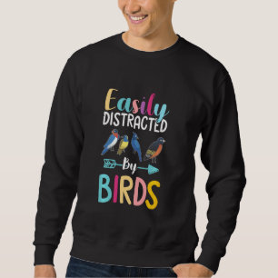 Sweatshirt Observation D'Oiseaux Amusants Oiseaux Facilement