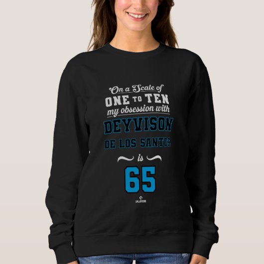 Sweatshirt Obsession Deyvison De Los Santos 65 Miami MLBPA (Devant)