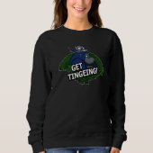 Sweatshirt Obtenez Le Tingeing ! Gorille Et Chat (Devant)