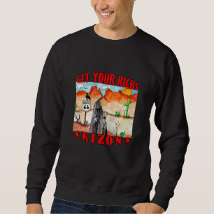 Sweatshirt Obtenez Vos Kicks Arizona Route 66 Donkeys