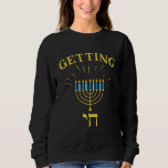 Sweatshirt Obtenir Chai High Funny Juif Hanoukka Menorah Li<br><div class="desc">Obtenir Chai High Funny Juif Hanoukka Menorah lumières</div>