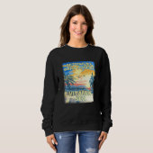 Sweatshirt Obtenir Ma Dose Quotidienne De Vitamine Sea Beach  (Devant entier)