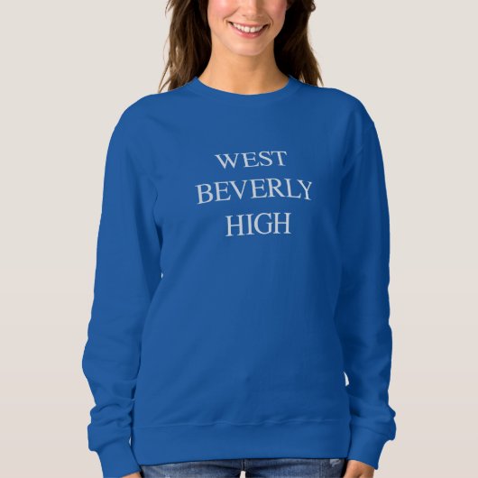 Sweatshirt occidental 90210 de lycée de Beverly (Devant)