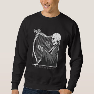 Sweatshirt Occultisme Mysticisme mort amour crâne