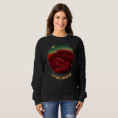 Sweatshirt Occupy Mars Futur Martian Explorer Rocket À Outer (Devant entier)