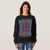 Sweatshirt Océan des colibris (Devant entier)
