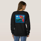 Sweatshirt Océan des colibris (Dos entier)