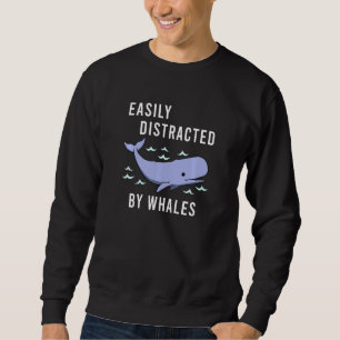 Sweatshirt Océan Nature Distrait Par La Sueur Des Baleines