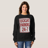Sweatshirt Ocicat Parking (Devant entier)