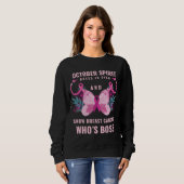 Sweatshirt Octobre Mois de sensibilisation au cancer du sein (Devant entier)
