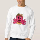 Sweatshirt Octopus avec gâteau (Devant)