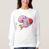 Sweatshirt Octopus avec Rocket (Devant)
