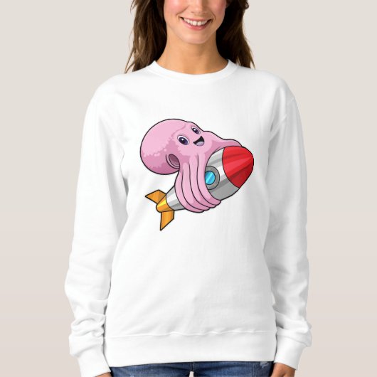 Sweatshirt Octopus avec Rocket (Devant)
