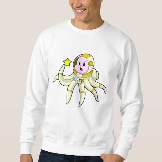 Sweatshirt Octopus comme plongeur avec étoile (Devant)