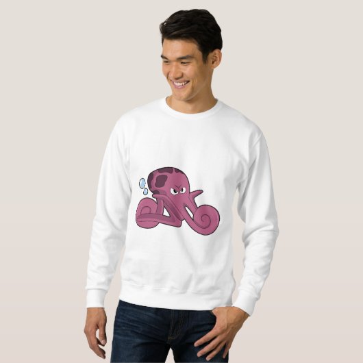 Sweatshirt Octopus en moto (Devant entier)