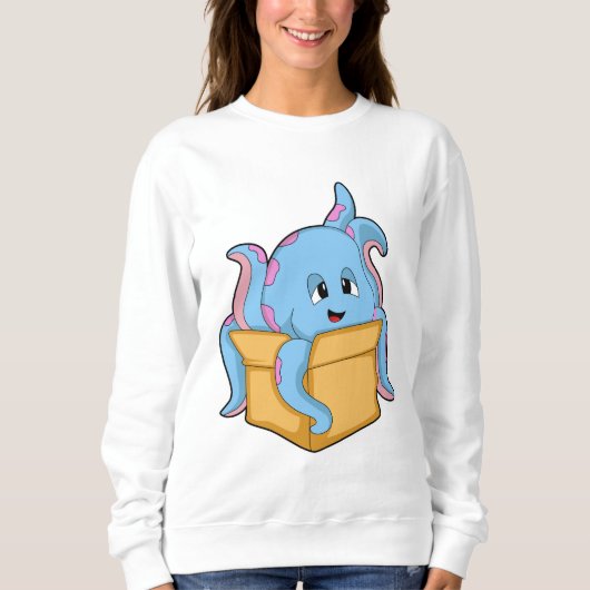 Sweatshirt Octopus with Packet. (Devant)