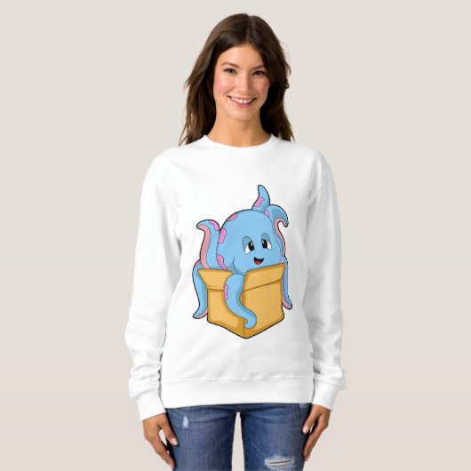 Sweatshirt Octopus with Packet. (Devant entier)