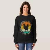 Sweatshirt OEuf de poulet Vintage (Devant entier)