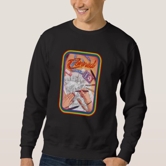Sweatshirt OEuvre de couverture connectée (Devant)