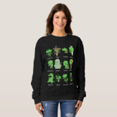 Sweatshirt Œuvres d'art de cosplay de Mythe de Cthulhu mignon (Devant entier)