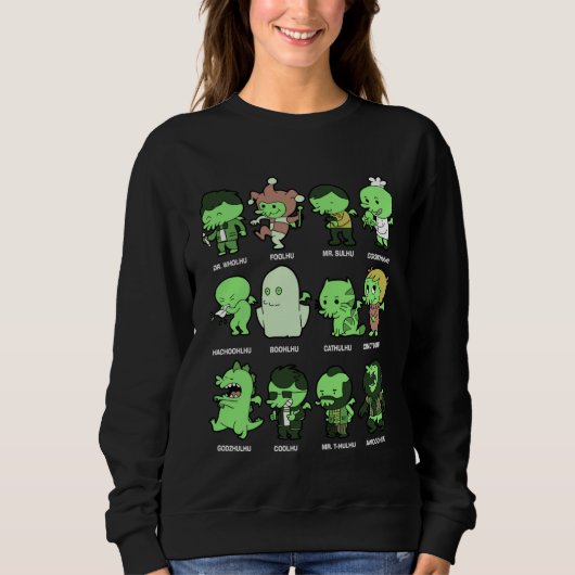 Sweatshirt Œuvres d'art de cosplay de Mythe de Cthulhu mignon (Devant)