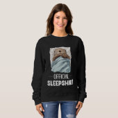 Sweatshirt Official Sleepshirt Sleeping Sea Otter Animal Love (Devant entier)