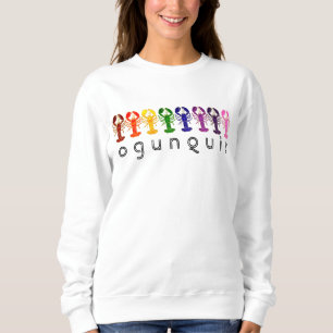 Sweatshirt Ogunquit Maine Rainbow Lobsters