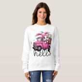 Sweatshirt Oh bonjour (Devant entier)
