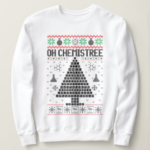 Sweatshirt "Oh Chemistree" Chimie Pun de Noël