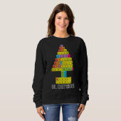 Sweatshirt Oh Chemistree Christmas Chemistry Science Periodic (Devant entier)