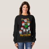 Sweatshirt Oh Dentistree Funny Noël Dentiste Dentaire (Devant entier)