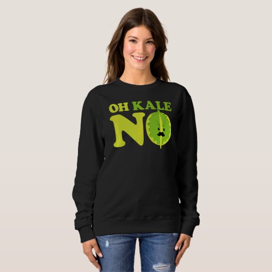 Sweatshirt Oh Kale No Kale Spinach (Devant entier)
