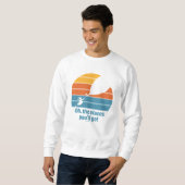 Sweatshirt Oh, les endroits où vous irez ! Coucher de soleil (Devant entier)