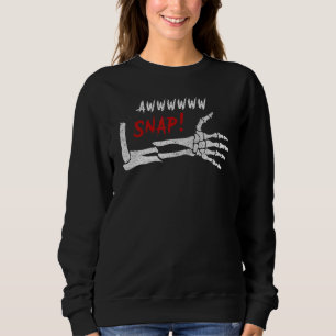 Sweatshirt Oh mince Bras Cassé Squelette Blessure Chirurgie d