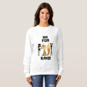 Sweatshirt Oh Pour Fox Sake Funny Fox Joke (Devant entier)